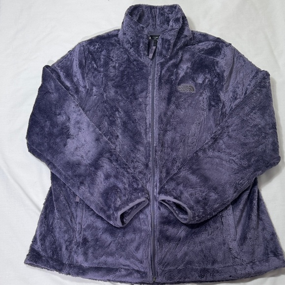 The North Face Women's Plush Purple Teddy Jacket - Picture 1 of 14